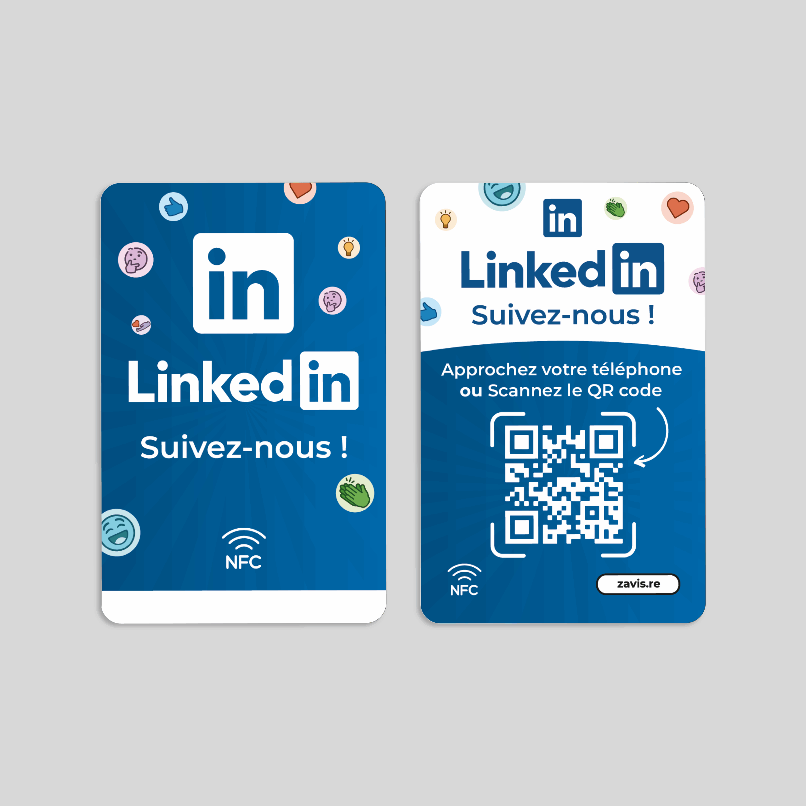 Carte NFC LinkedIn