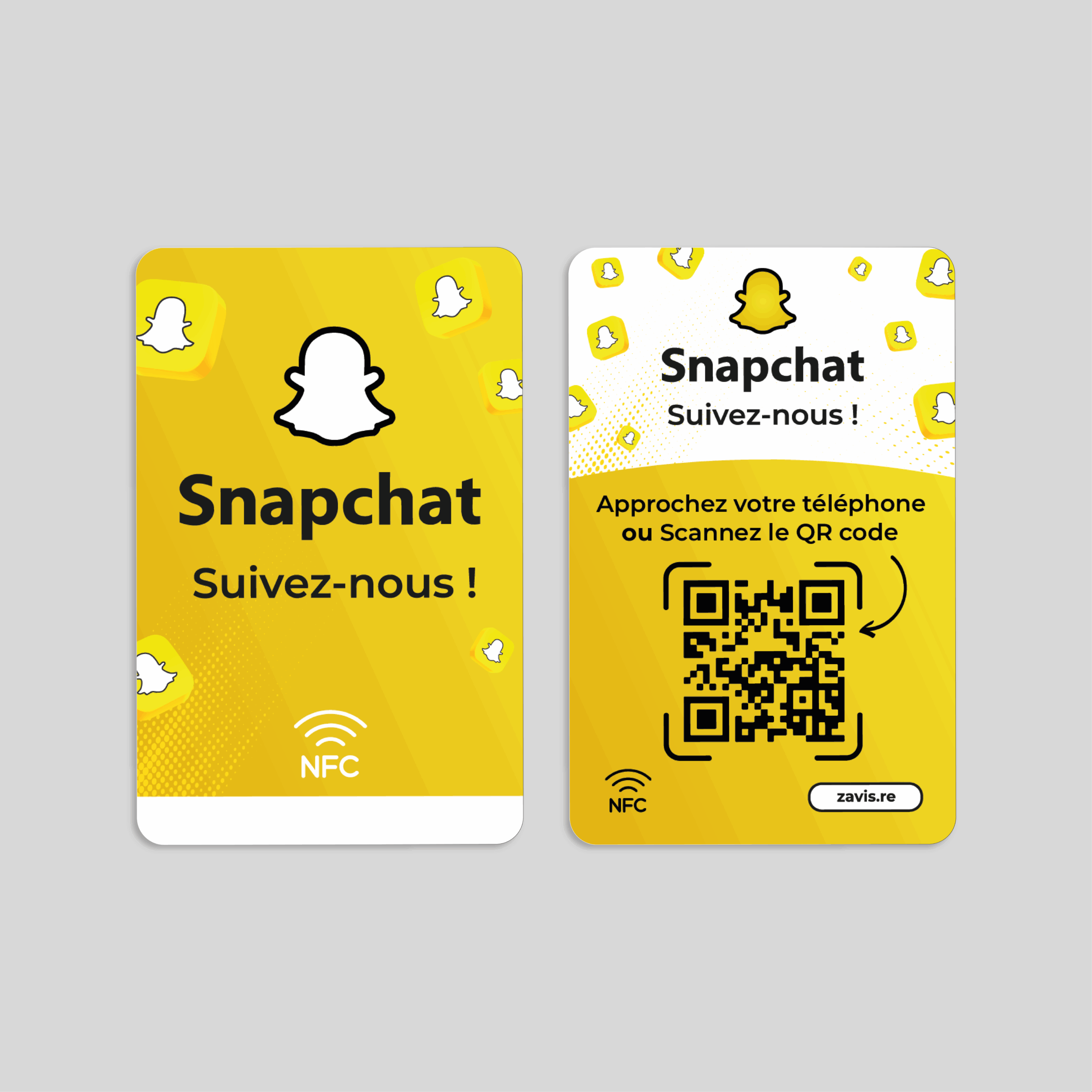 Carte NFC Snapchat