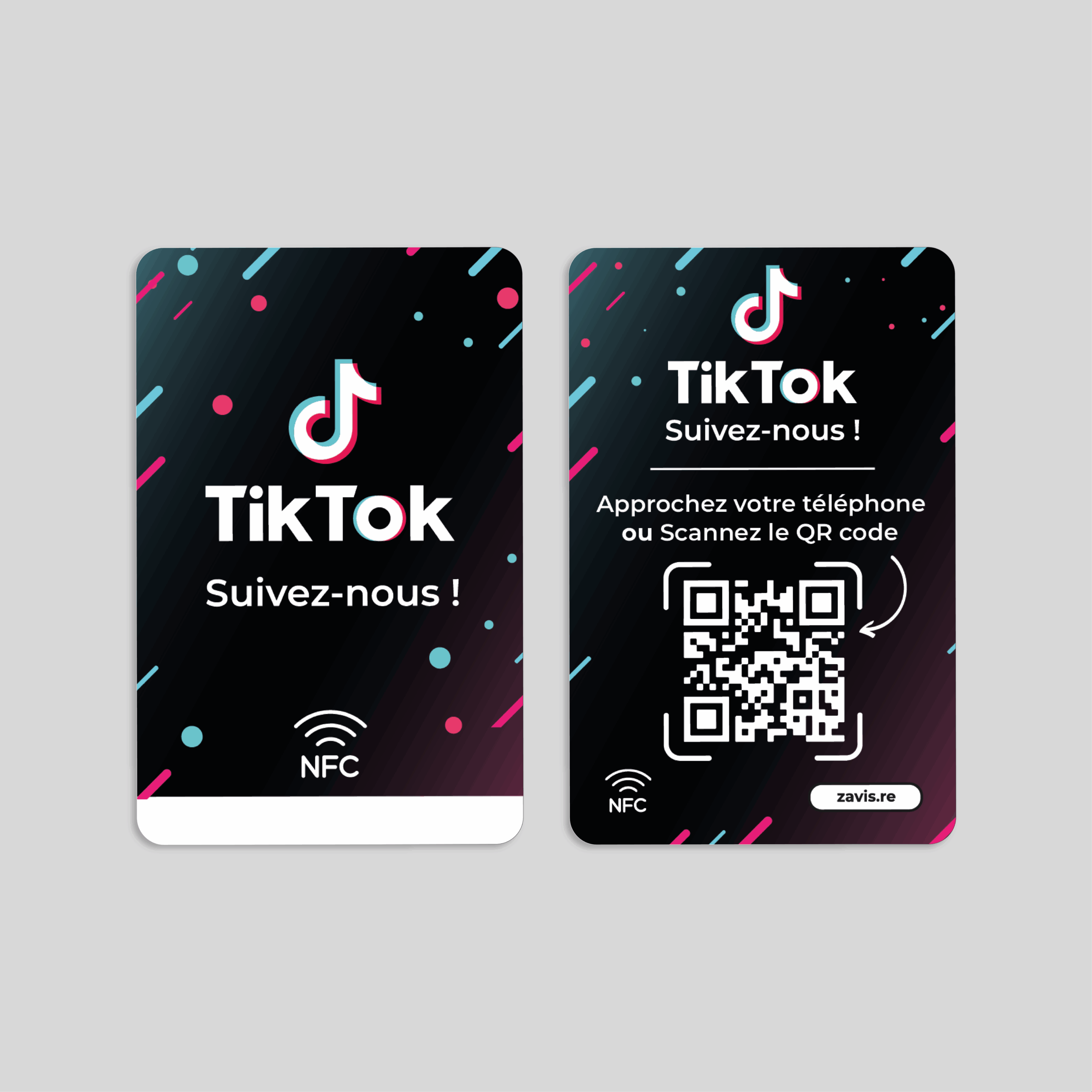 Carte NFC Tiktok