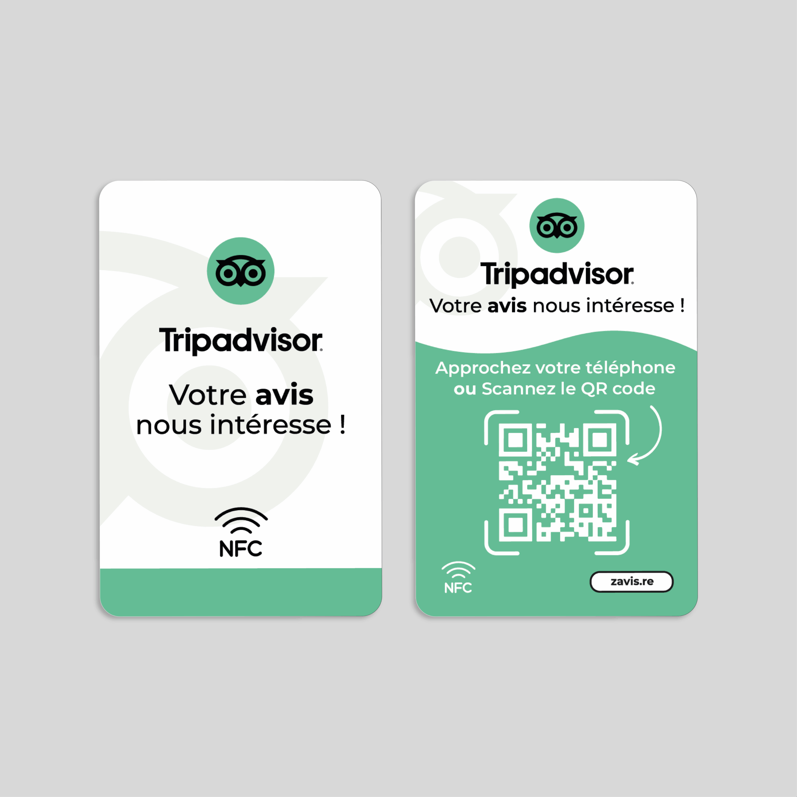 Carte NFC TripAdvisor