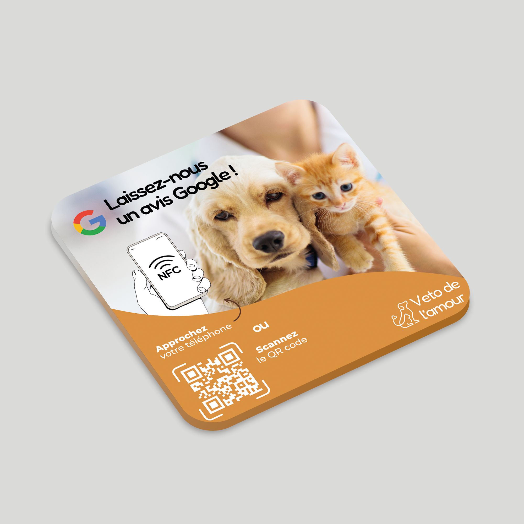 Plaque NFC Vétérinaire